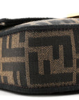 Fabric Jacquard FF 1974 Mini Baguette Tobacco Moro Black