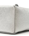 Laminated Lambskin Mini Puzzle Edge Bag Silver