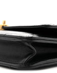 Lambskin Quilted CHNL 19 Wallet On Chain WOC Black