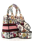 Canvas Florilegio Embroidered Medium Lady D-Lite White Multicolor