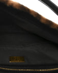 Shearling Vitello Dolce Macro FF 1974 Baguette Tobacco Black