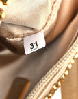 Satin Crystal Mini Re-Edition 2000 Bag Platino