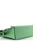 Matte Alligator Kelly Pochette Vert Comics
