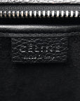 Drummed Calfskin Nano Luggage Black