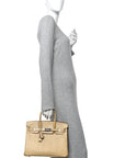 Ostrich Birkin 30 Parchemin