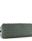 Nappa Intrecciato Medium Andiamo Shoulder Bag Aloe