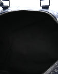 Calfskin Shadow Monogram Keepall Bandouliere 50 Ink Blue White