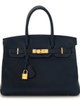 Togo Birkin 30 Bleu Nuit