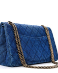 Denim Quilted 2.55 Reissue 226 Double Flap Blue
