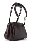 Supple Calfskin Small Madrid Bag Dark Burgundy
