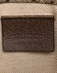 GG Supreme Monogram Neo Vintage Web Belt Bag Brown