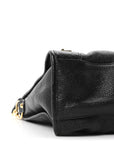 Chevre Gold Metallic Edge Hardware City Black
