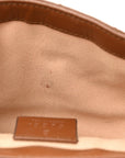 Azalea Calfskin Matelasse Diagonal Super Mini GG Marmont Shoulder Bag Cuir