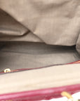 Calfskin Quilted Leather Stam Bag Pink