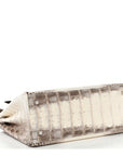 Matte Niloticus Crocodile 18K White Gold Diamond Himalaya Kelly Retourne 28 White
