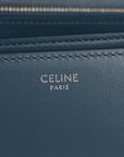 Box Calfskin Medium Classic Box Flap Bag Slate Blue