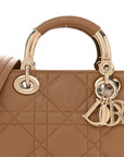 Calfskin Cannage Small The Lady 95.22 Beige