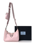 Nylon Re-Edition 2005 Shoulder Bag Alabastro