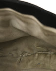 Washed Lambskin Quilted Medium Chain Around Messenger Black