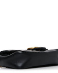 Calfskin Matelasse Super Mini GG Marmont Shoulder Bag Black