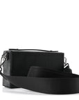 Vitello King FF Lines Embossed Baguette Soft Trunk Black