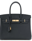 Togo Birkin 30 Gris Misty