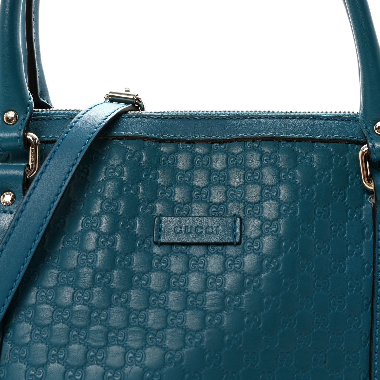 Soft MicroGCCIssima Dome Satchel Deep Cobalt
