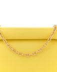 Smooth Calfskin La Petite Pochette Rond Carre Yellow