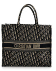 Oblique Large Book Tote Blue Multicolor