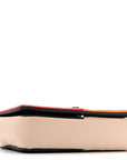 Lambskin Quilted Small Lola Bag Bright Red Orange