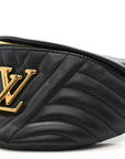 Calfskin Quilted New Wave Bumbag Black