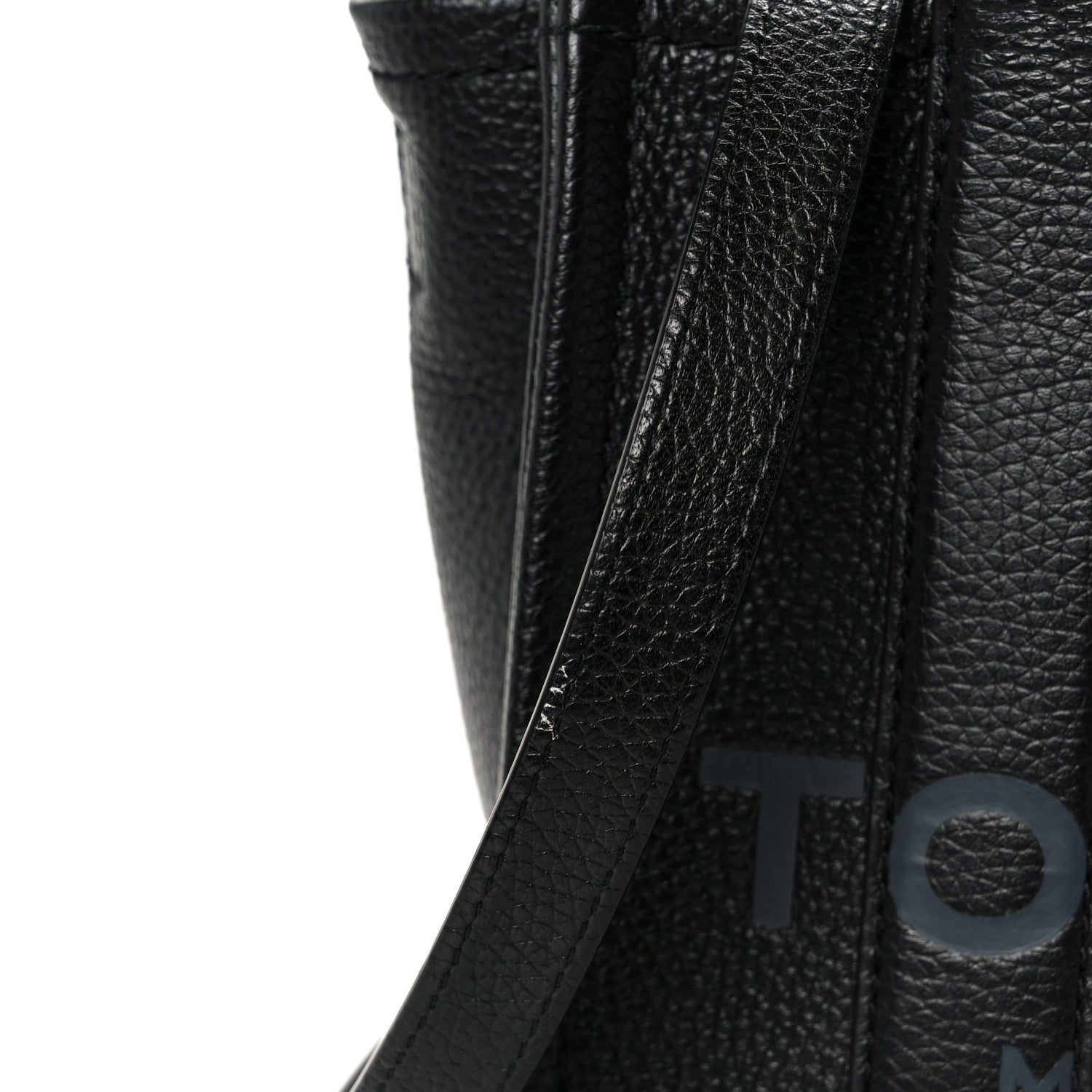 Grained Calfskin Small The Tote Bag Black