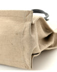 Linen Calfskin Rive Gauche Tote Optic White
