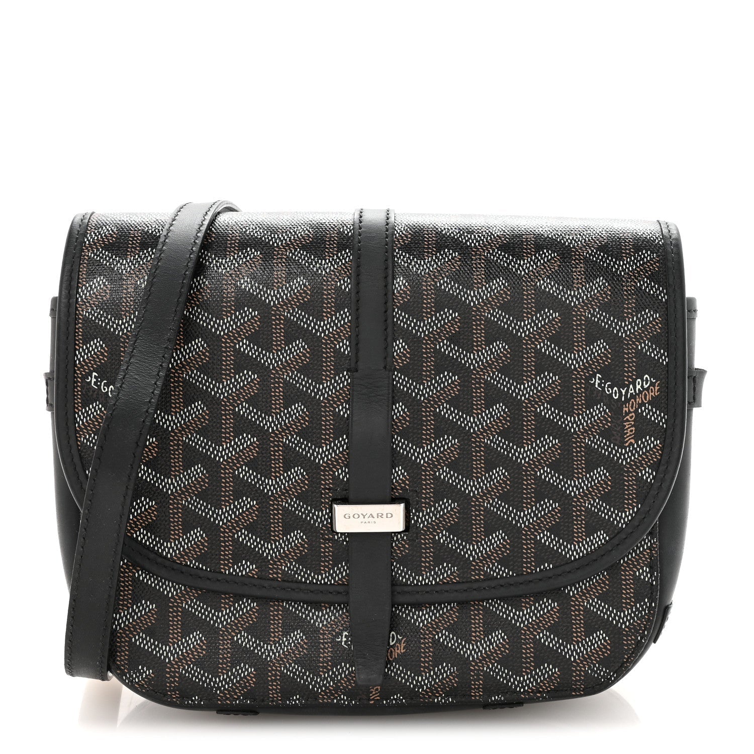 Goyardine Belvedere II PM Messenger Bag Black