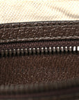 Soft GG Supreme Monogram Medium Ophidia Belt Bag Dark Brown