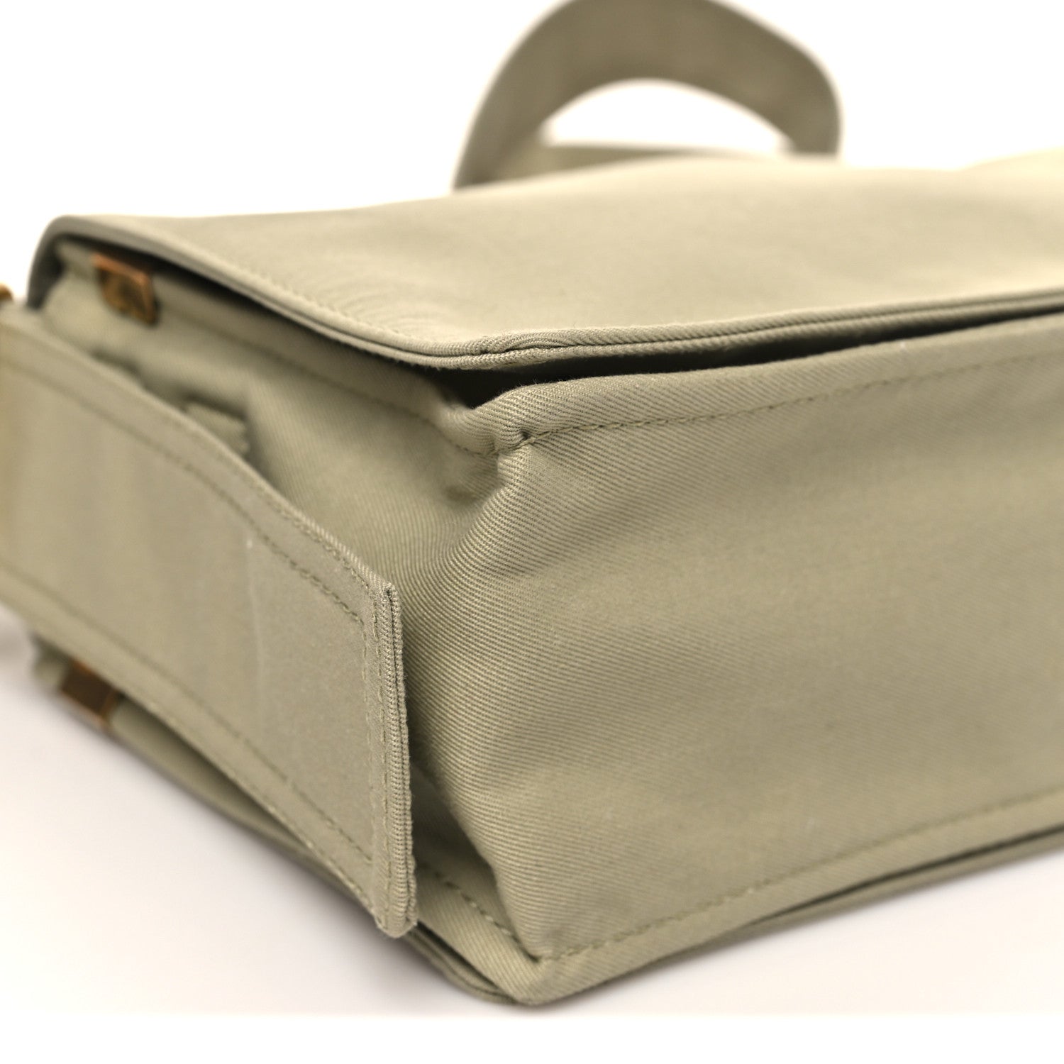 Canvas Trench Crossbody Bag Flax