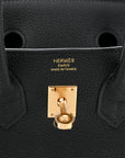 Togo Birkin 25 Black