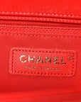 Lambskin Quilted New Medium Boy Flap Red