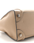Drummed Calfskin Micro Luggage Dune