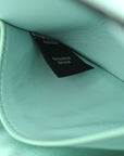 X TIFFANY Nappa Silver Baguette Blue Tiffany Silver