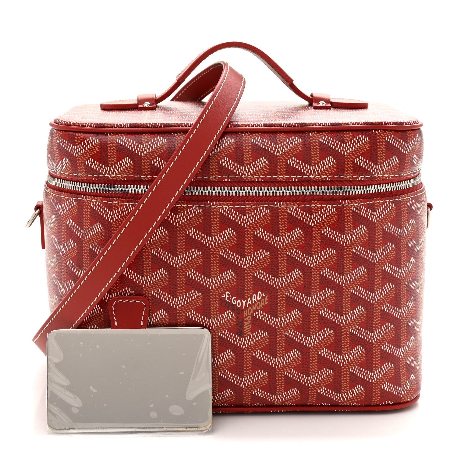 Goyardine Muse Vanity Case Red