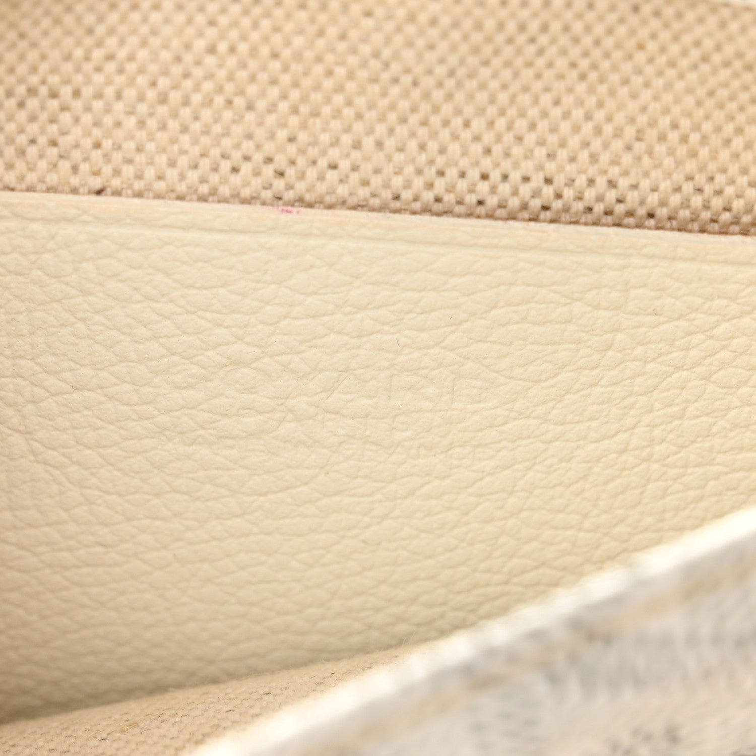Goyardine Plumet Wallet Clutch White