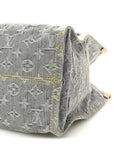 Monogram Denim Onthego MM Washed Gray
