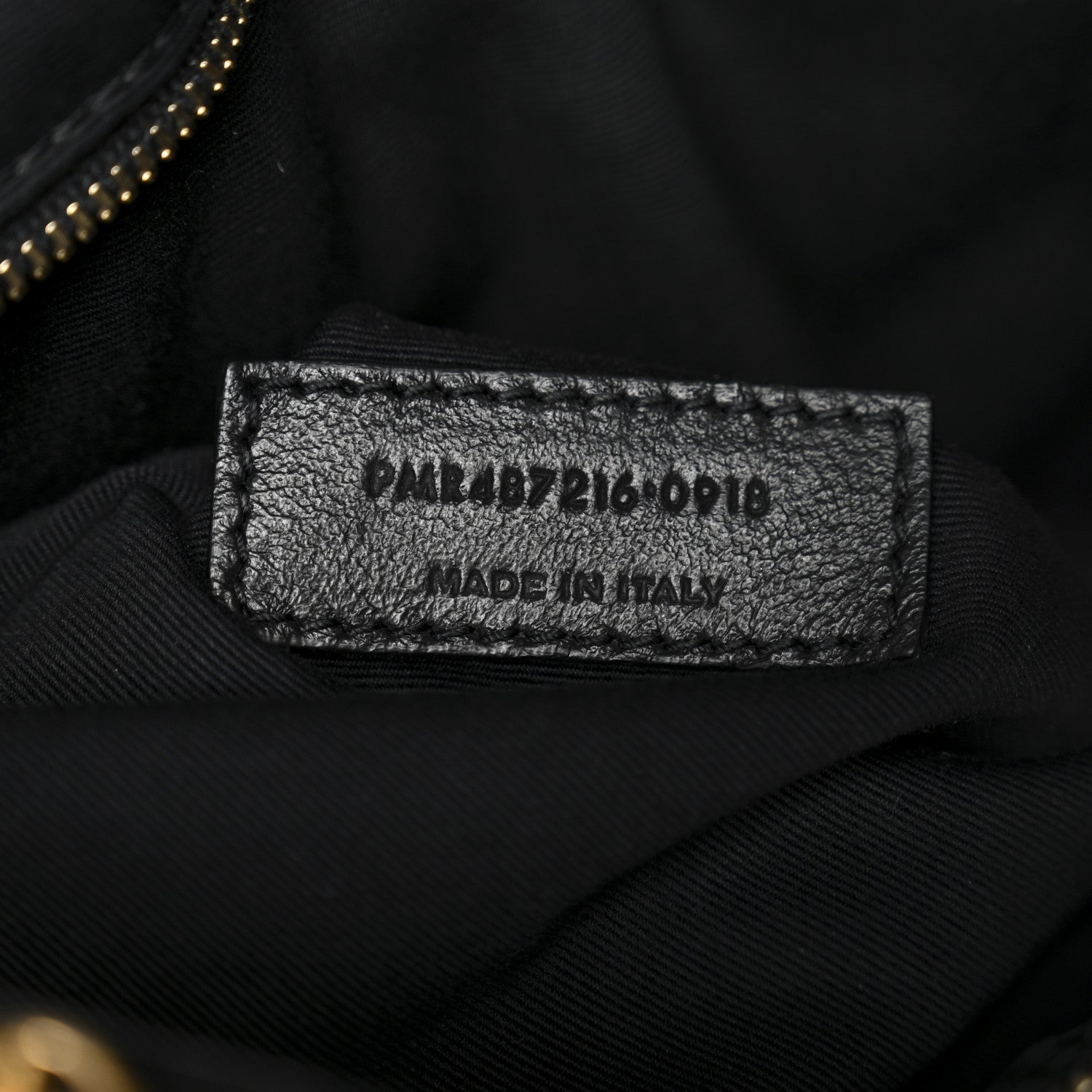 Calfskin Y Quilted Monogram Medium Loulou Chain Satchel Black