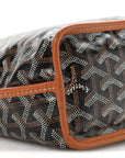 Goyardine Reversible Mini Anjou Black Gold