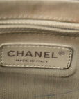 Washed Lambskin Quilted Medium Chain Around Messenger Black