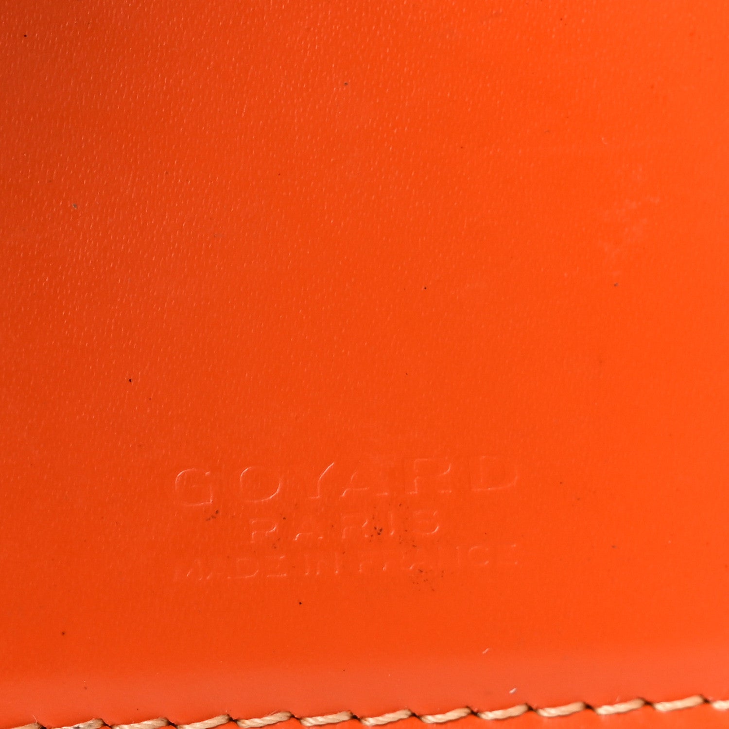 Goyardine Saint Pierre Card Holder Orange