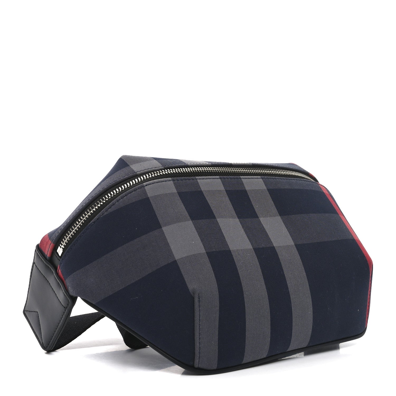 House Check Sonny Bum Bag Navy Grey