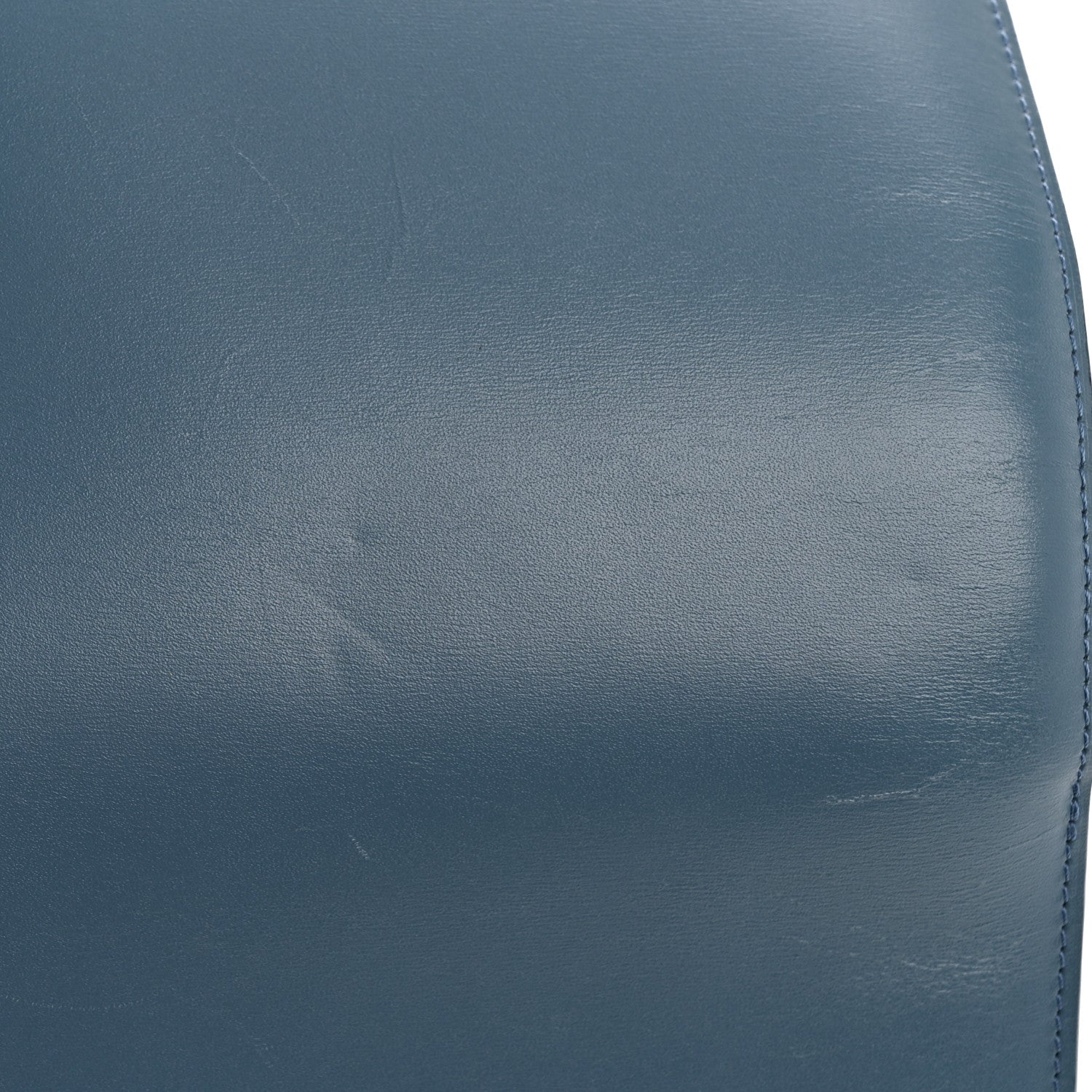 Box Calfskin Medium Classic Box Flap Bag Slate Blue