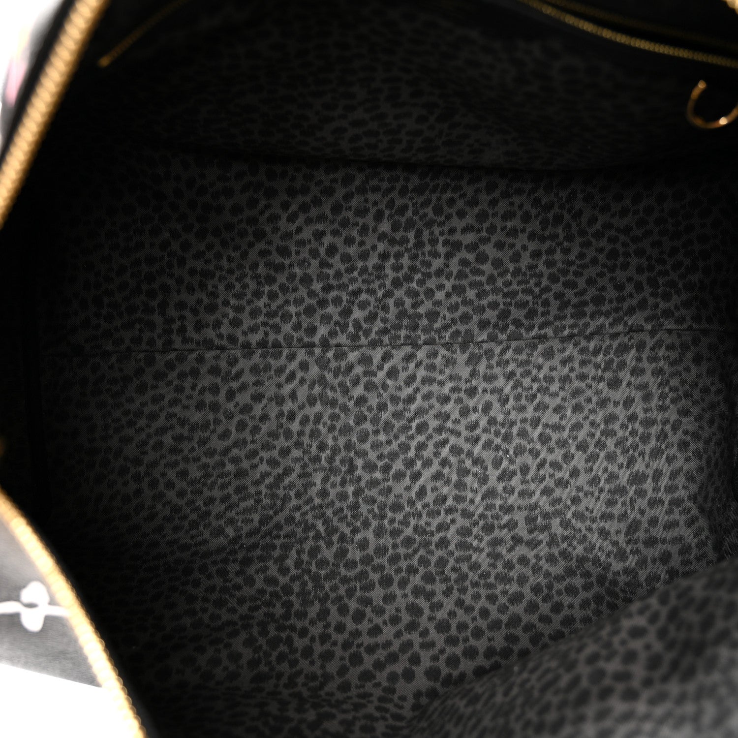 Monogram Giant Wild At Heart Keepall Bandouliere 45 Black